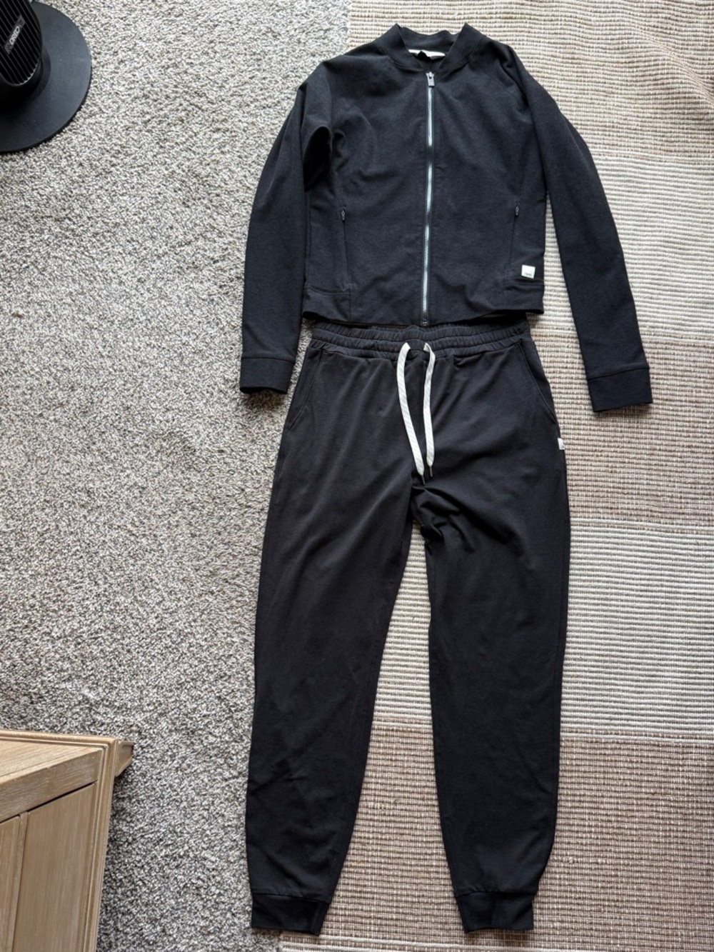 Vuori Charcoal Black Drawstring Lounge Pants